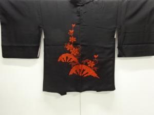 波車に花模様絵羽織